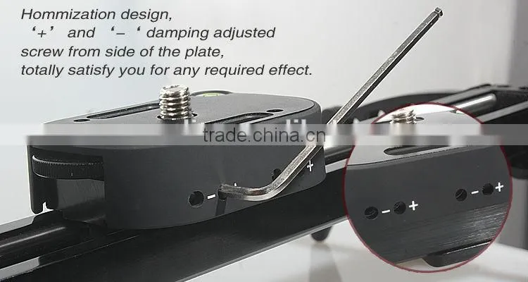 Commlite Camera Video Track Slider Video Stabilizer System with Ball-Bearing for DSLR/Camcorders