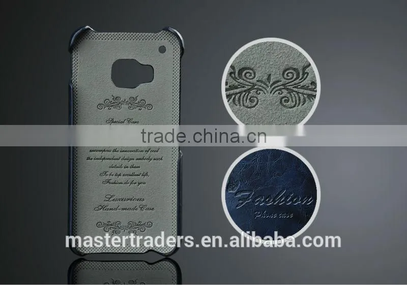 Original Fashion Wax Grain PU Leather Back Cover Case With Card Slot For HTC One M9 MT-3556