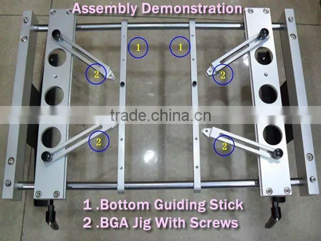 High-tech BGA IR6000 Infrared Rework Station With Reballing Kits