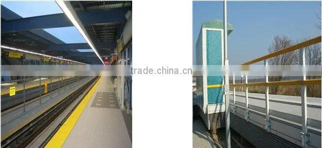 FRP station platform, fast install, low maintenance cost