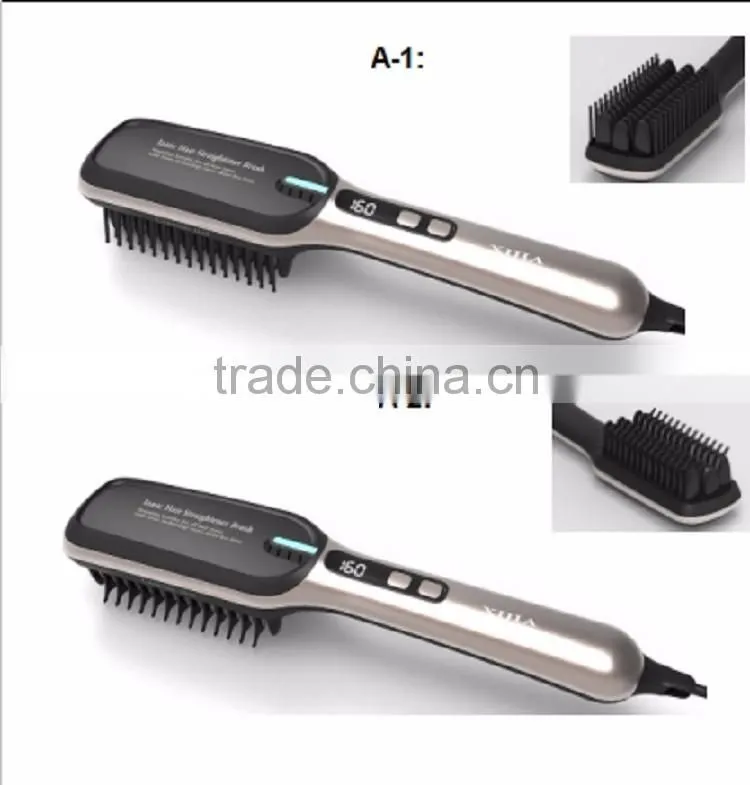 Newest Electric Profeessional Hair Straightener Hair Brush