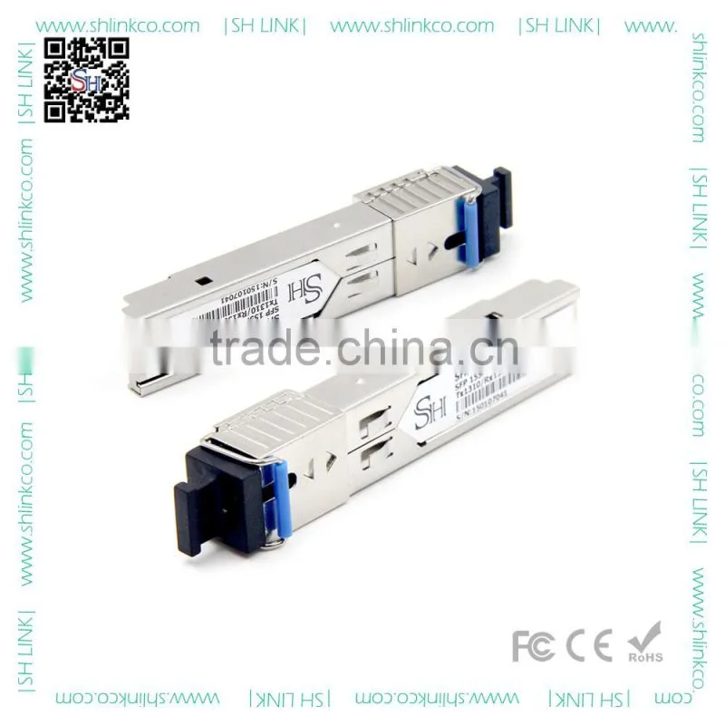 Hot saler nice price single mode single fiber 40km 1.25G bidi SFP module WDM