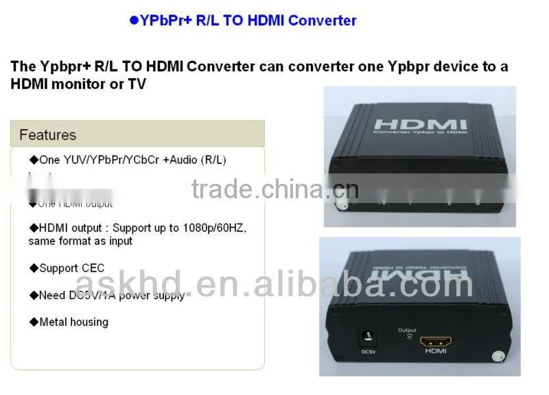 hdmi audio extractor HDMI to HDMI +Audio ( SPDIF+ L/R) Audio Extractor (3D&1080P)