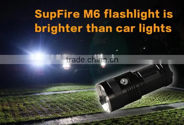 Shenzhen SupFire M6 hotest sale bike led torch