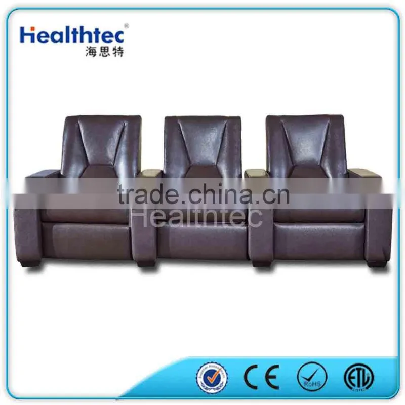 dubai brown 3 seater leather recliner furniture sofa