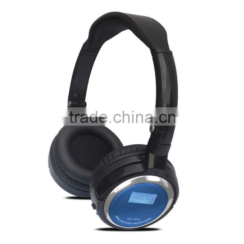wireless headphone with TF card and FM radio