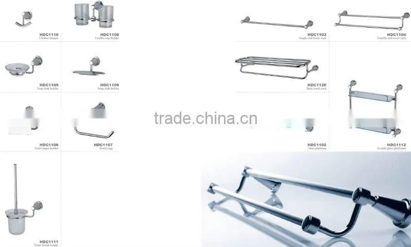 Toilet paper holder with nickle and chrome finishing,Item No.HDC1108