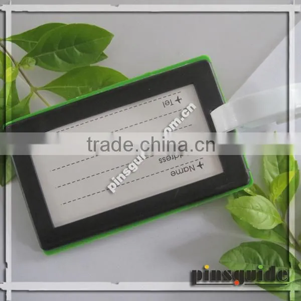 Manufacturer 2013 Best Selling Eco-friendly Plastic PVC Bulk Luggage Tag