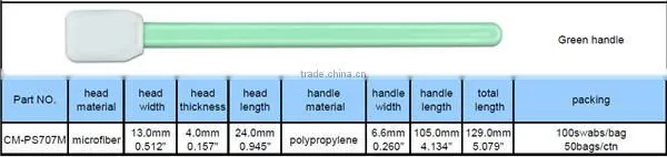 cleanroom esd microfiber swab (Factory Direct Sale)
