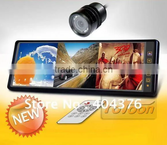 10.2 inch Rear view Monitor with Splitter (Split 2 images display or 3 images display)