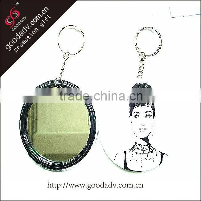 new products for 2014 promotional gifts tin pocket mirrow