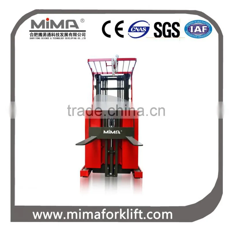 MIMA electric order picker 1000kg with 4500mm lift height with good performance THA10 model
