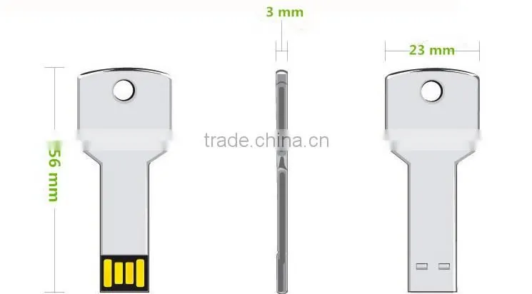 super mini wholesale bulk 2gb,4gb,8gb,16gb,32gb,64gb key chain shape memory usb flash drive for promotion gift with custom logo