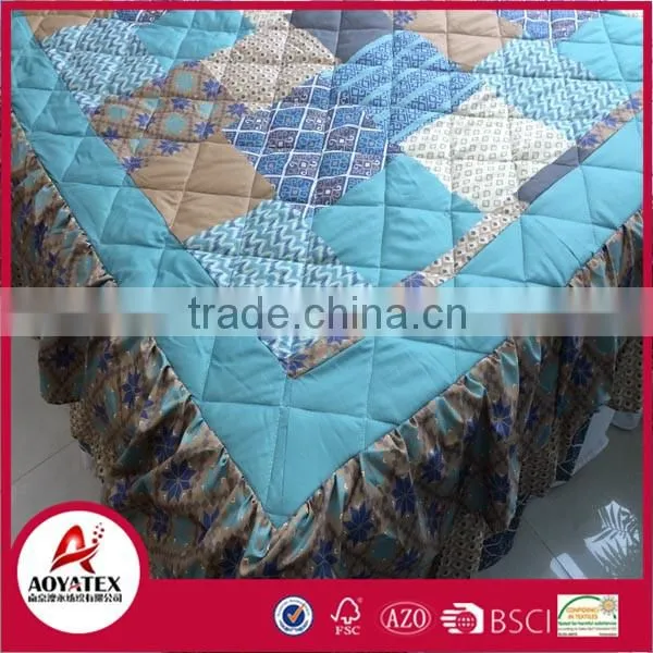 2016 nwe fashion disperse print comforter set,100%polyester microfiber comforter set,damend quilt bbed spread