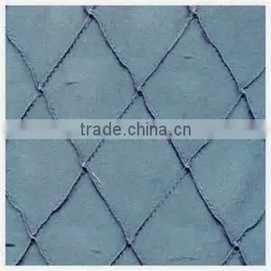 round pintuck taffeta table cloth/ wholesale pintuck taffeta table linen wedding decoration