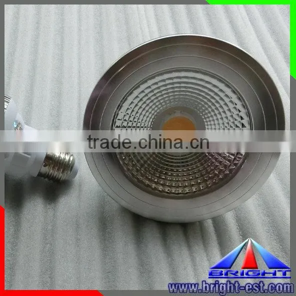 China supplier plastic type led Par light, led Par38 spotlight, led COB chip spot light E27
