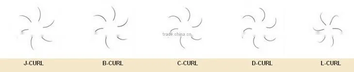 Private label package all length 3D/6D 0.05,0.06,0.07mm mink eyelash extension