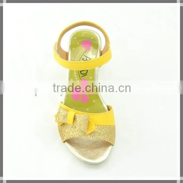 2014 Latest design beautiful fancy girls high heel sandals