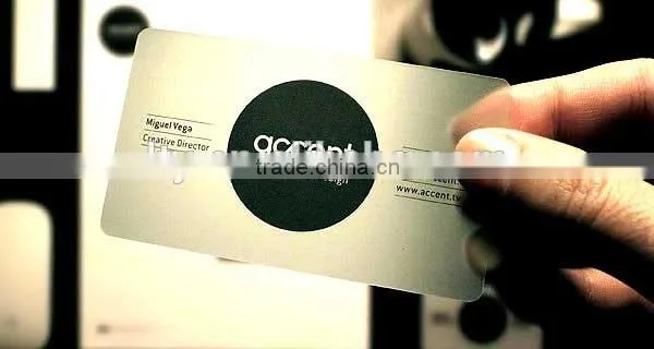 wholesale frosted clear calling cards (M-PC011)