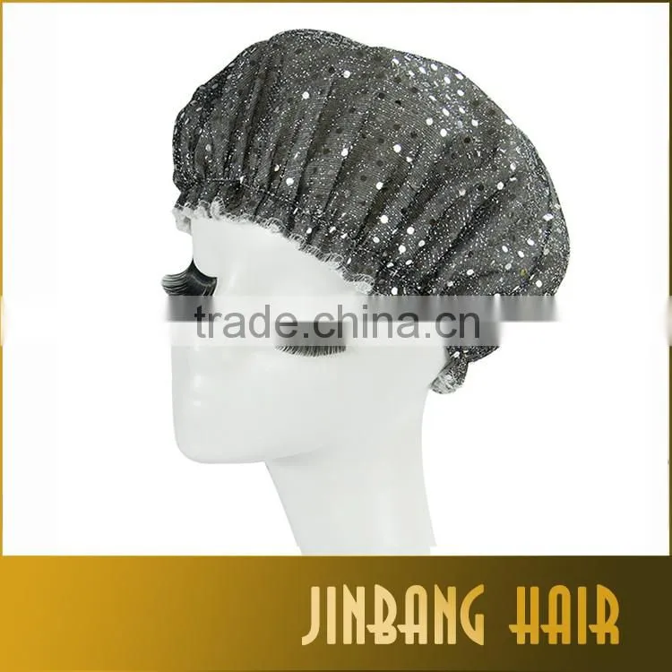 2016 New High Quality Night Sleep Cap Bonnet Hat For Long Hair Lady Girl Silk Hair Bonnet Nightcap