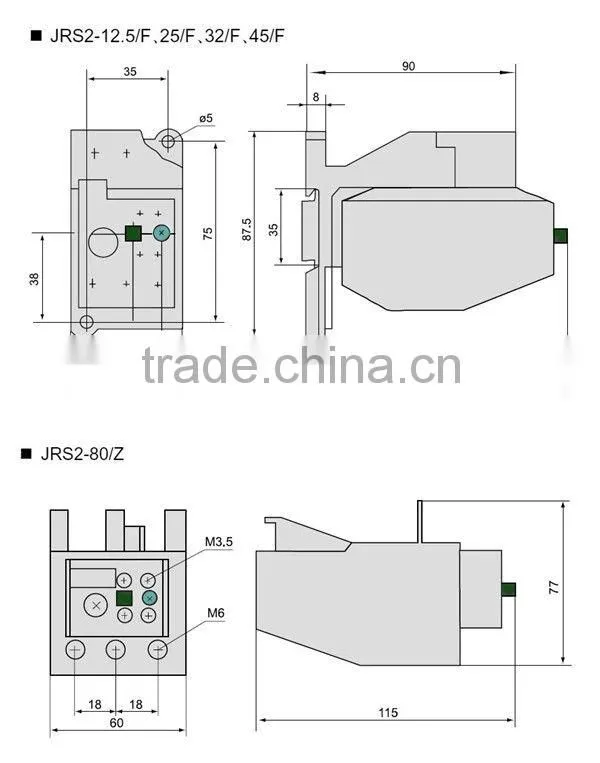 3UA-59 GKJRS2 Thermal Overload Relay