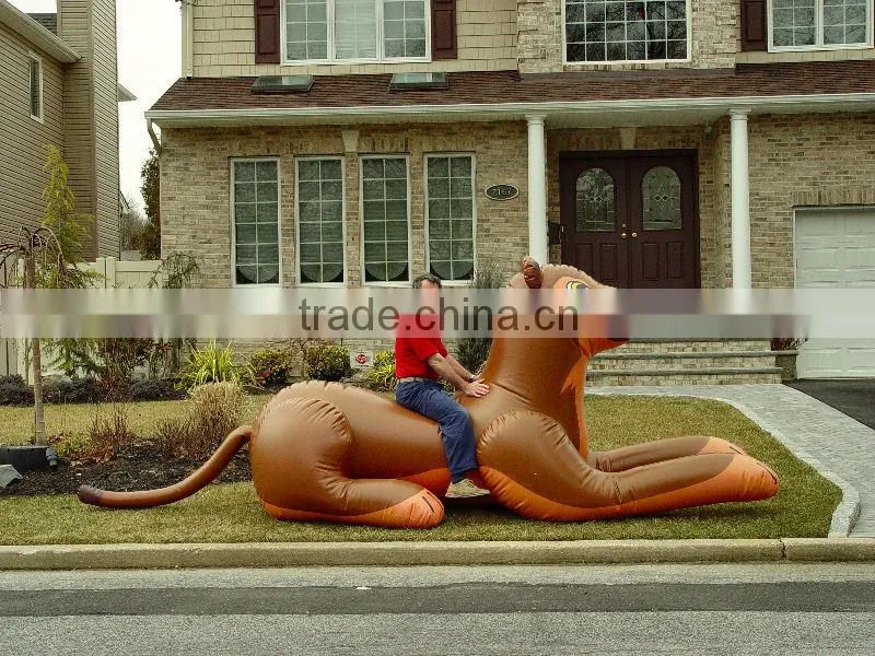 Inflatable huge lion/big lion/realistic air filled huge lion