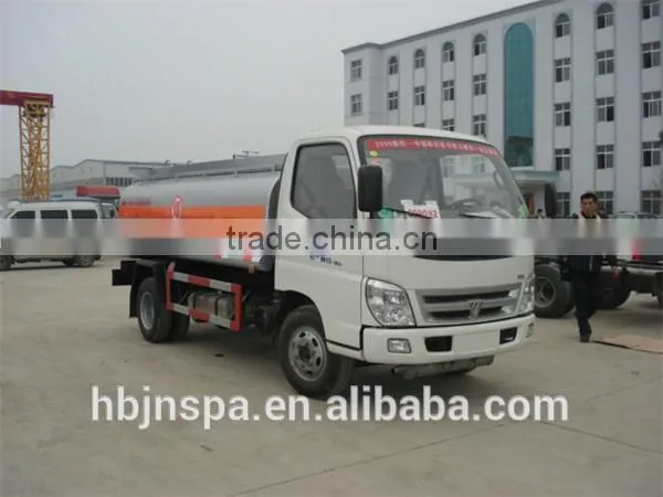 NEW made in china 5000L foton oil truck capacity for sale