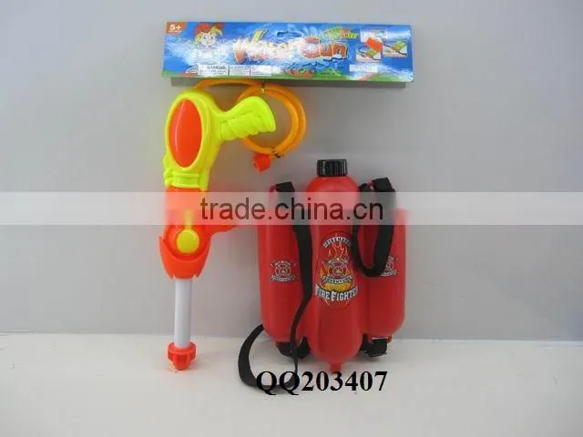 Plastic kids backpack water gun