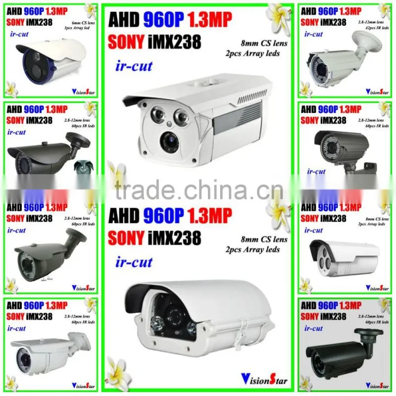 960P 1.3MP 2.8-12mm Varifocal Lens IP66 Waterproof AHD IR Camera