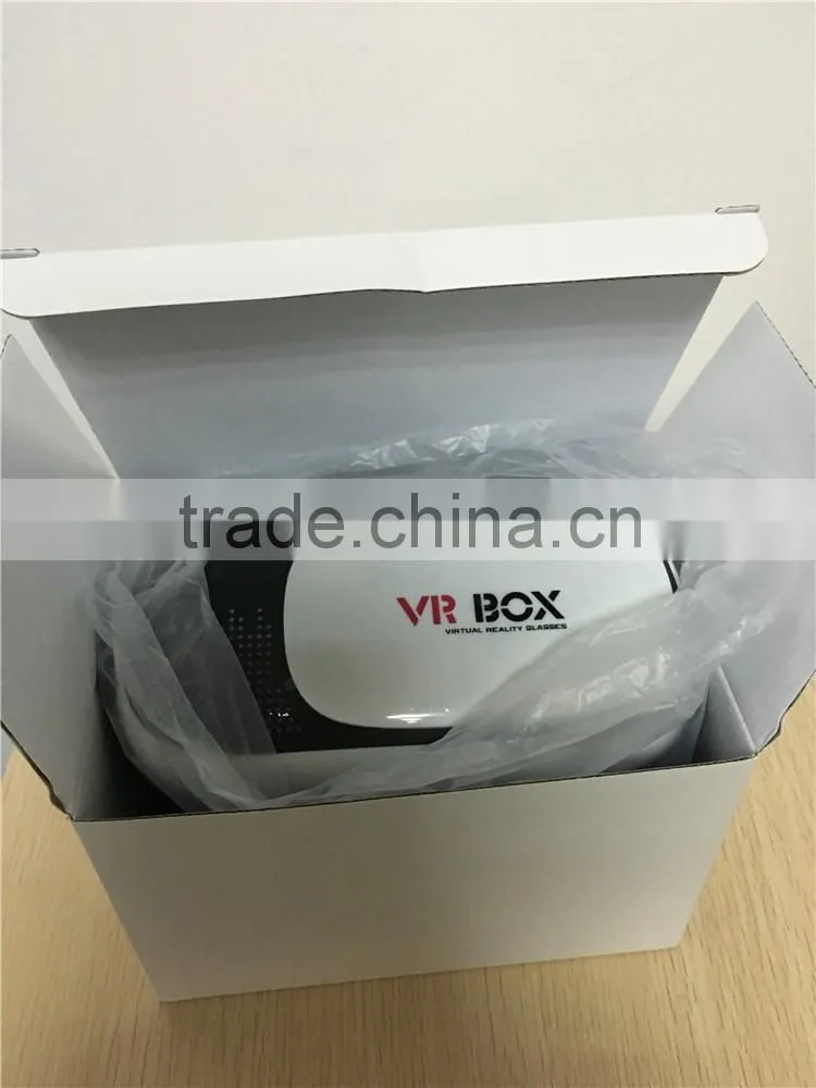 3D VR Virtual Reality Headset 3D Movie Game Glasses Adjust Cardboard VR BOX 2.0 For 3.5~6.0"
