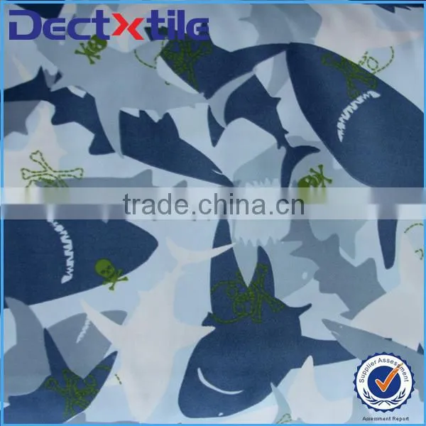 adorable picture cartoon logo printed fabric with your own design and customization