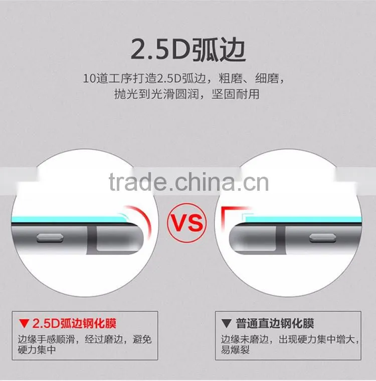 2016 Tempered Glass Lid Manufacturer Tempered Glass Screen Protector For Huawei Honor V8