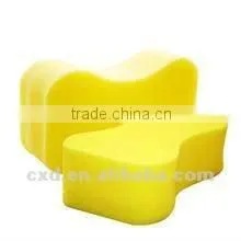 Yellow cheap wholesale cutting dishwashing paste car cleaning sponge