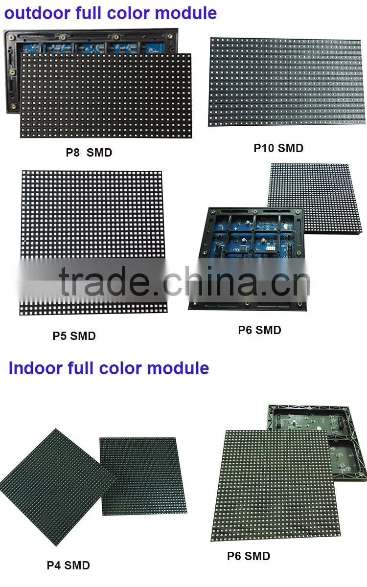 New china products P6 Outdoor full color module LED display for advertising