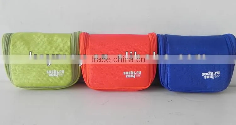 300D polyester Hanging travel men's cosmetic kit