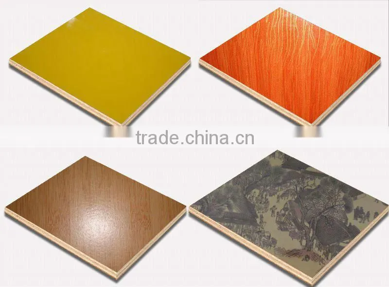 4ftx8ft laminated polyester board,glossy polyester plywood,Polyester decorative boards
