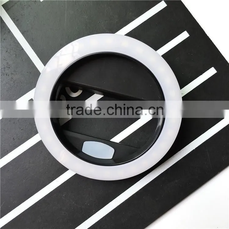 mobile phone micro-usb led flash light portable beauty selfie ring light mobile phone lights