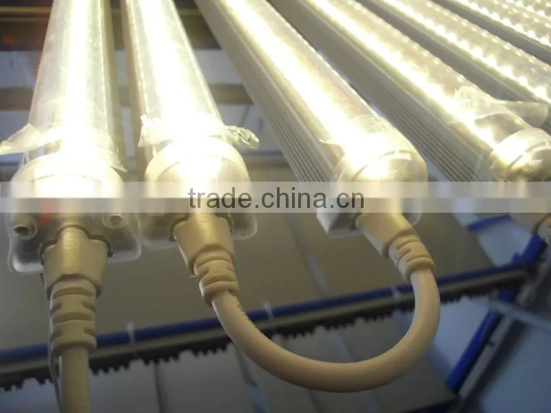 Warm white T8 Integrated led tube 1500mm for mall supermarket