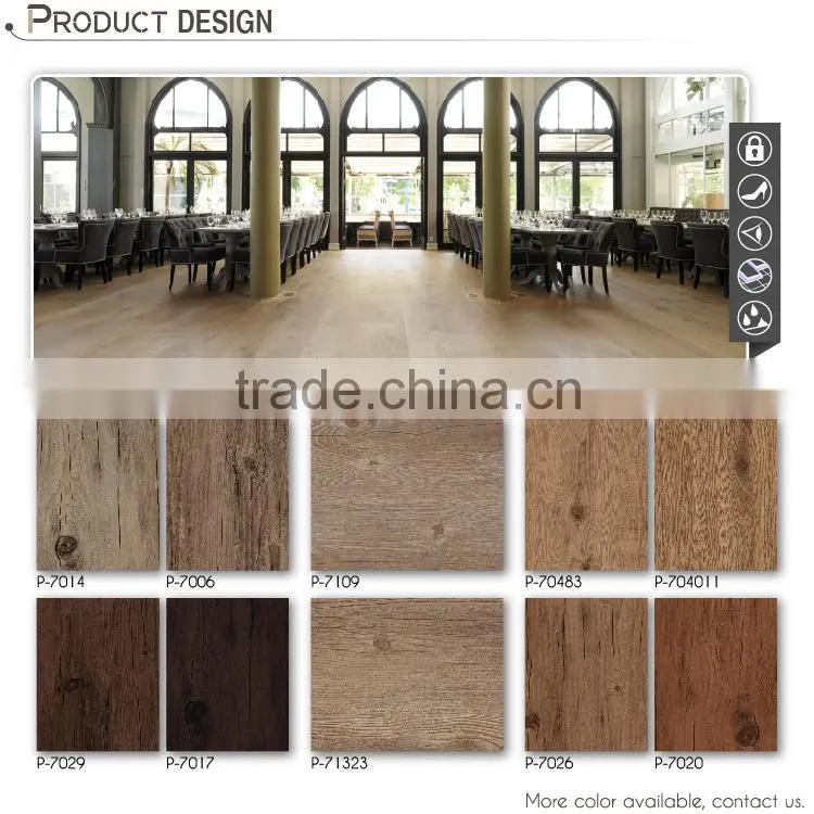 Wood Finish WPC Vinyl Plank Flooring