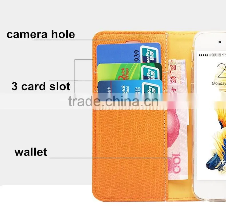 New Products 2016 For Iphone6 Leather Case With Wallet Design For GS Electronics Cases for Iphone6