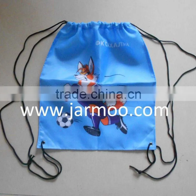 Customized logo Printed fast dry drawstring bag