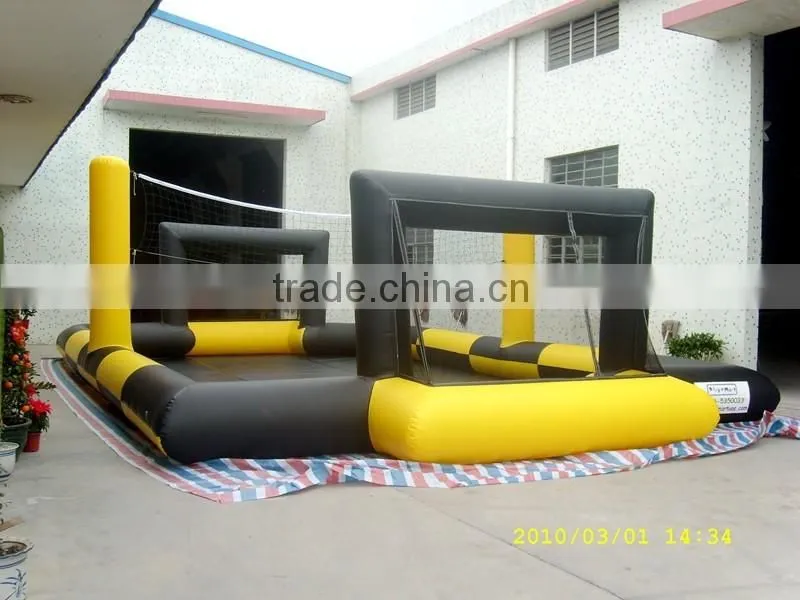 Hot Outdoor Game Party Equipment Inflatable Volleyball Pitch Vollyball Field