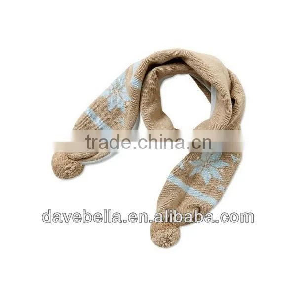 DB267 dave bella autumn winter cotton wool baby scarf infant scarf