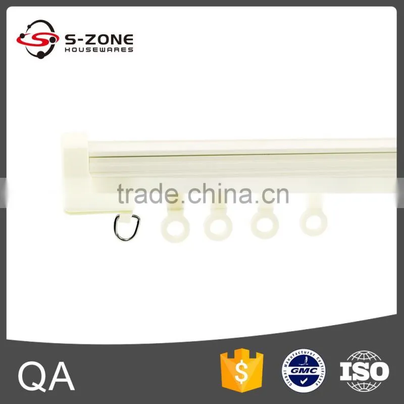 Building materials wall mounted bracket curtain track with carriers