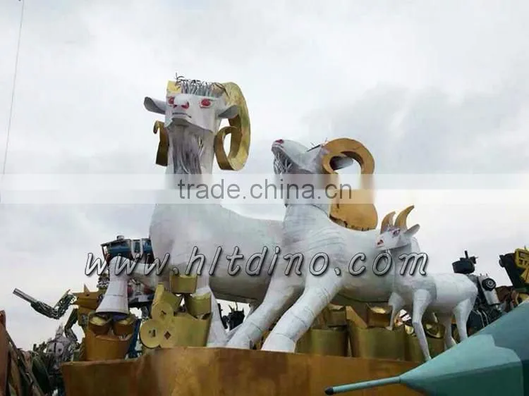 life size fiberglass sheep statue