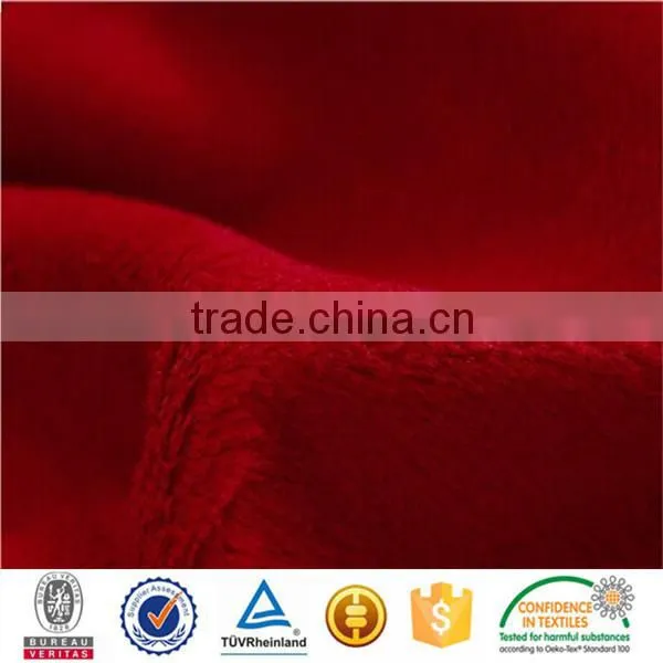 polyester ultra minkee home textile baby blanket fabric