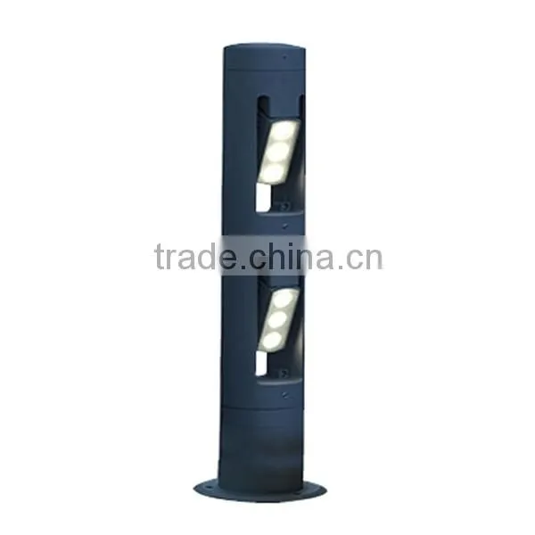 high power light source black aluminum led lawn light