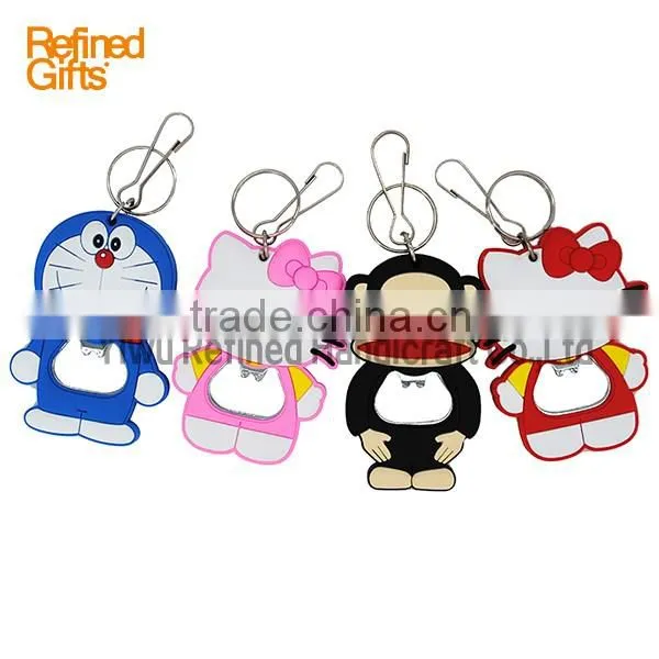 Manufacture Hello Kitty Beer Openers silicone keychain
