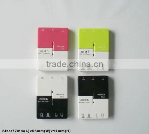 2.0 USB combo hub with 4 port