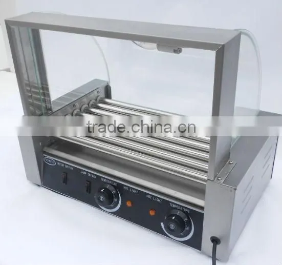 CE high effective hot dog roller grill machine